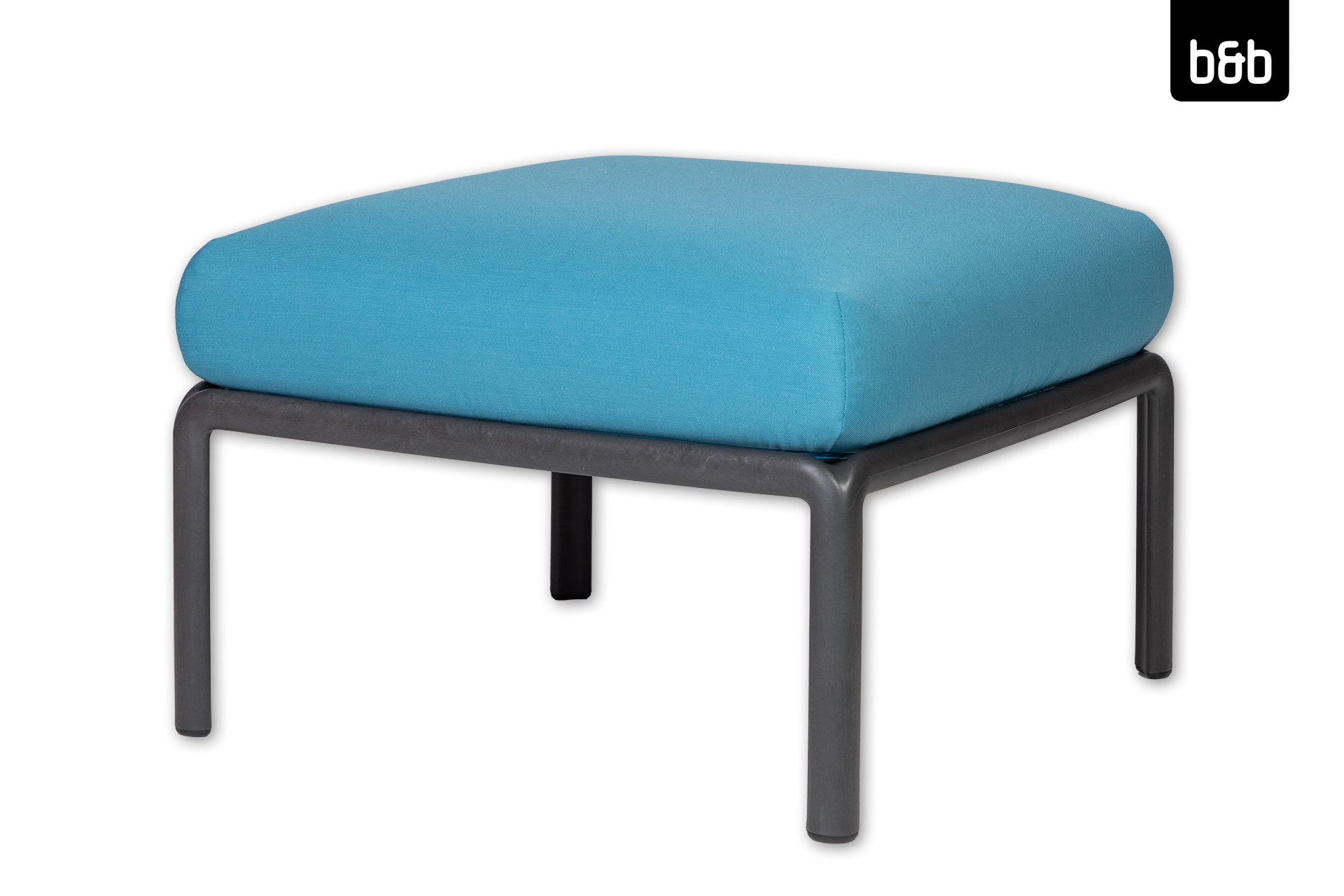 2408-bb-a-76479-nardi_komodo_anthrazit-loungehocker_kissen_adria-blau-01-061 image Hocker, NARDI Komodo, anthrazitadria-blau