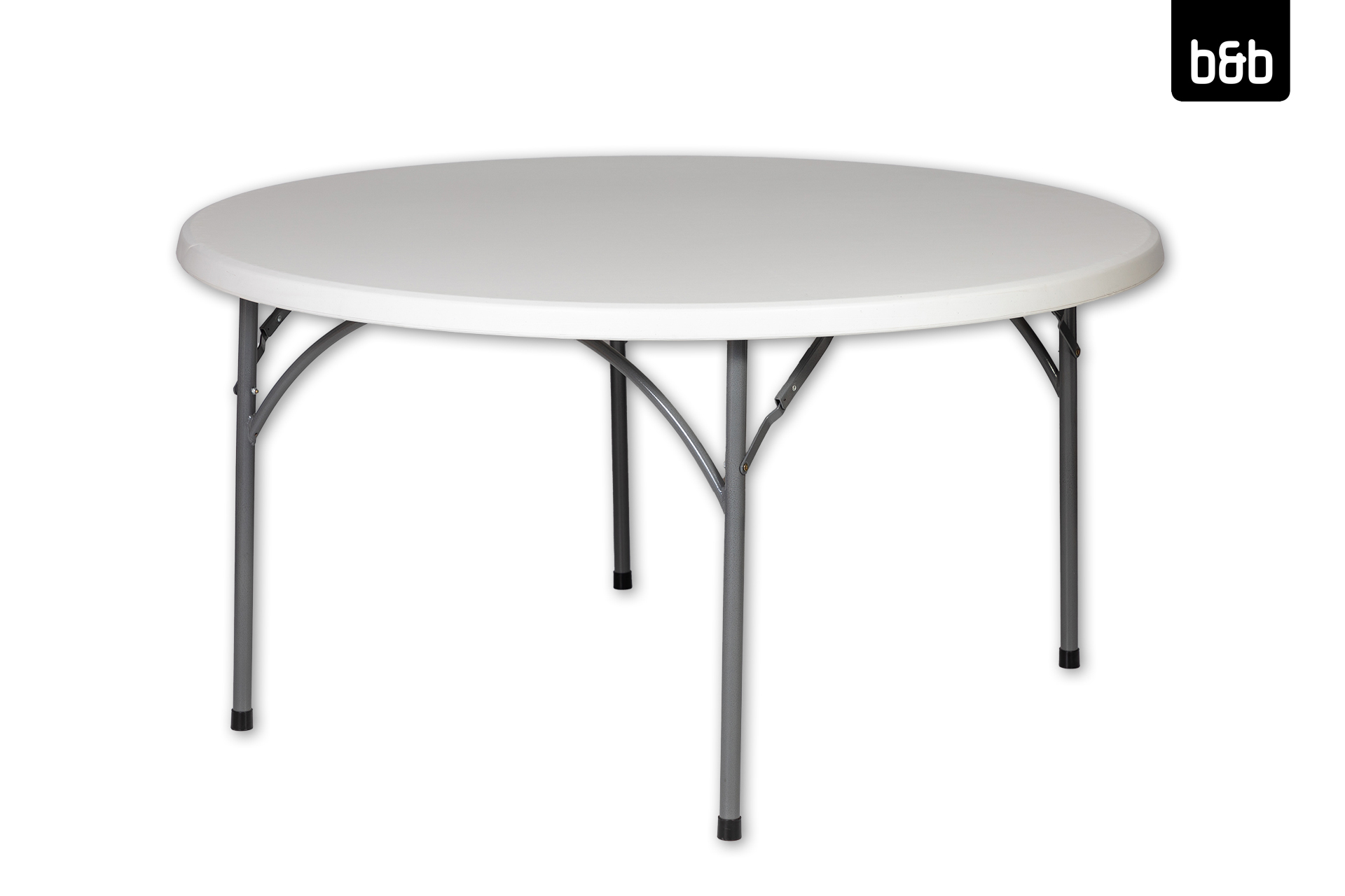 Banketttisch Ø150cm rund, grau