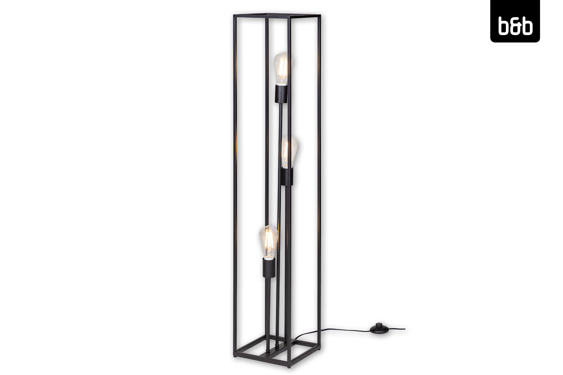 Stehlampe HAMPER, schwarz