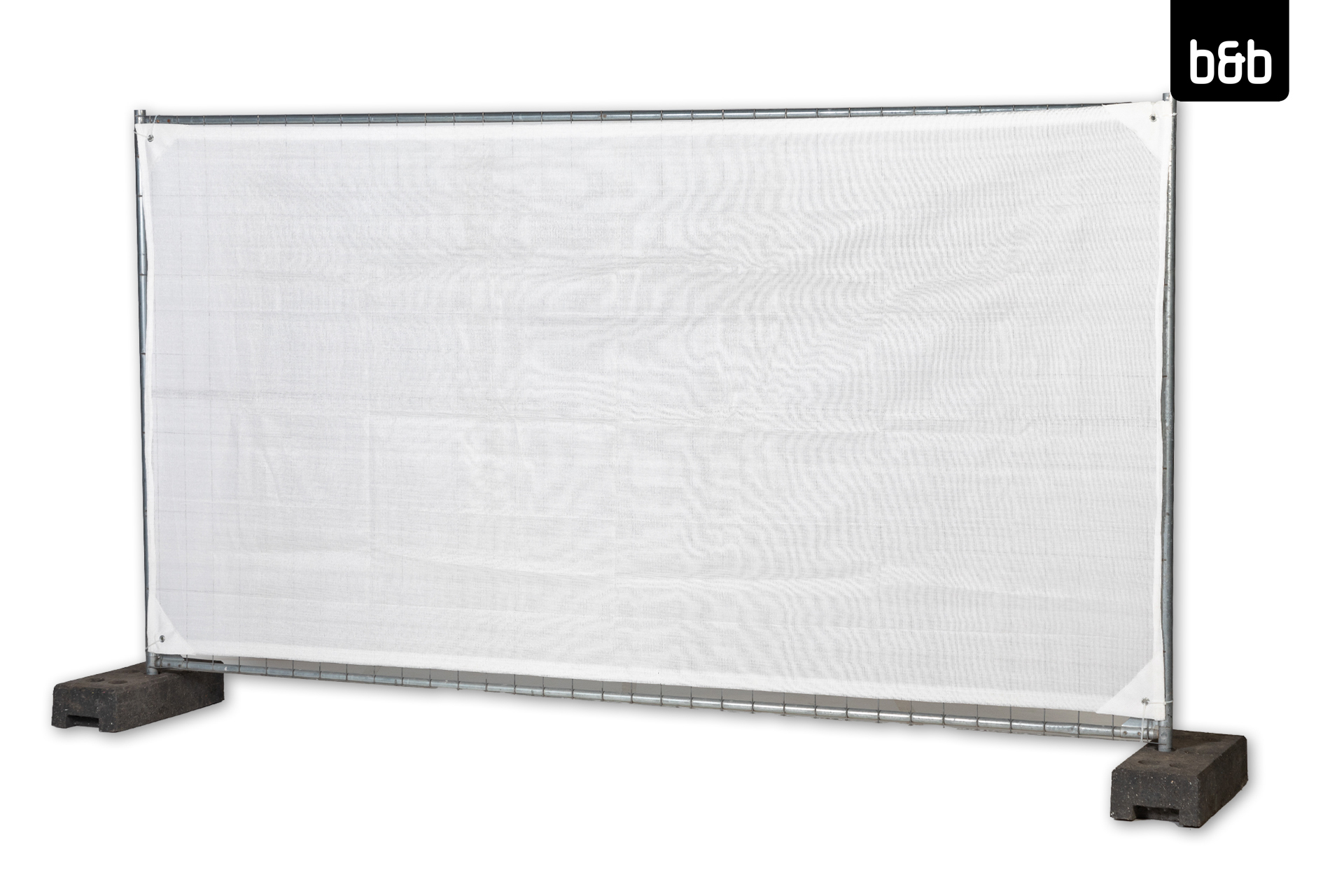Bauzaunsichtschutz-Gaze UV 1,76x3,41m, weiss
